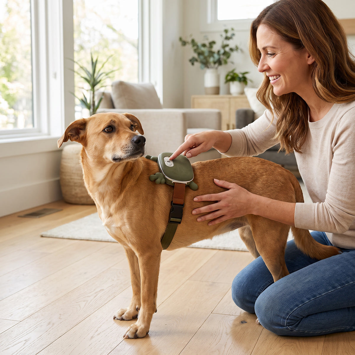Lumina PawKnead™ Wearable Dog Massager