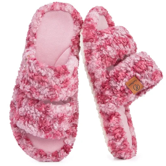 Lumina TeddyCloud™ Open-Toe Slippers